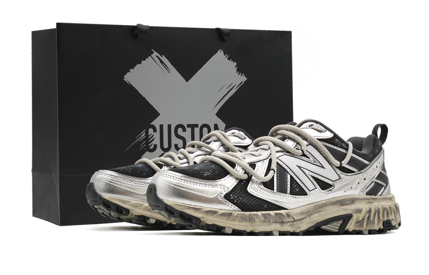 

New Balance NB 410 V5 износостойкие и водонепроницаемые низкие повседневные кроссовки для города и бега unisex silver gray