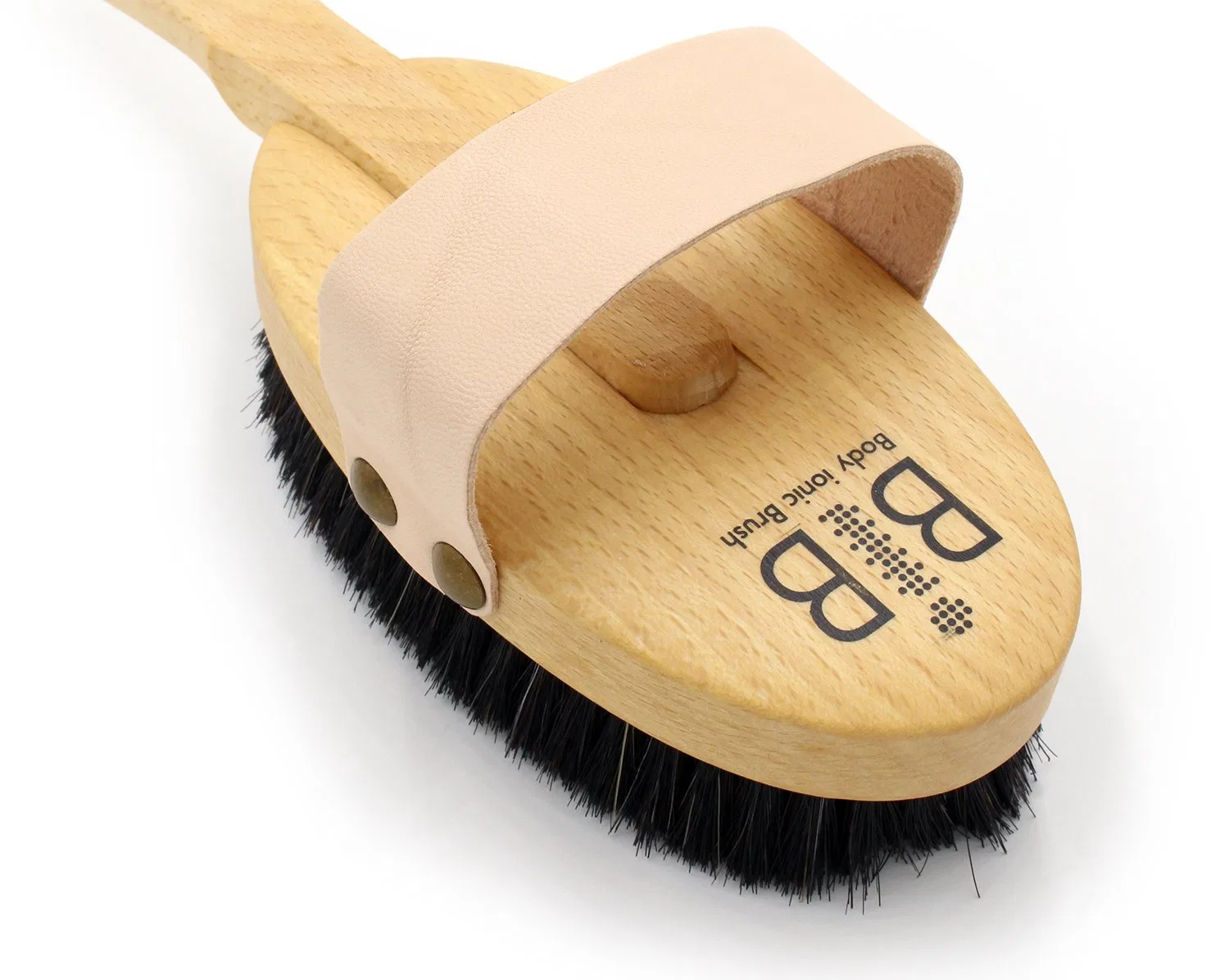 Массажная щетка BiB (Body Ionic Brush) с ручкой из бука от Bürstenfabrik Keller Catie&Louis — фото 4