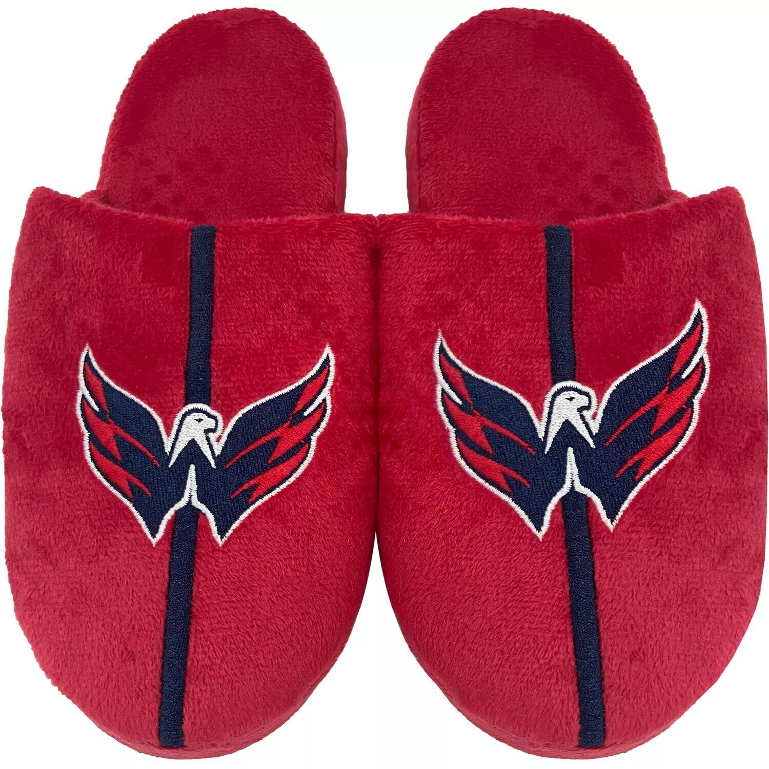 

Молодежные тапочки в полоску FOCO Washington Capitals Team Unbranded