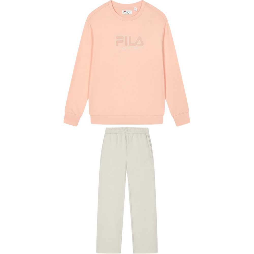 

ОРИГИНАЛЬНАЯ повседневная спортивная одежда унисекс FILA, Pink+Oat
