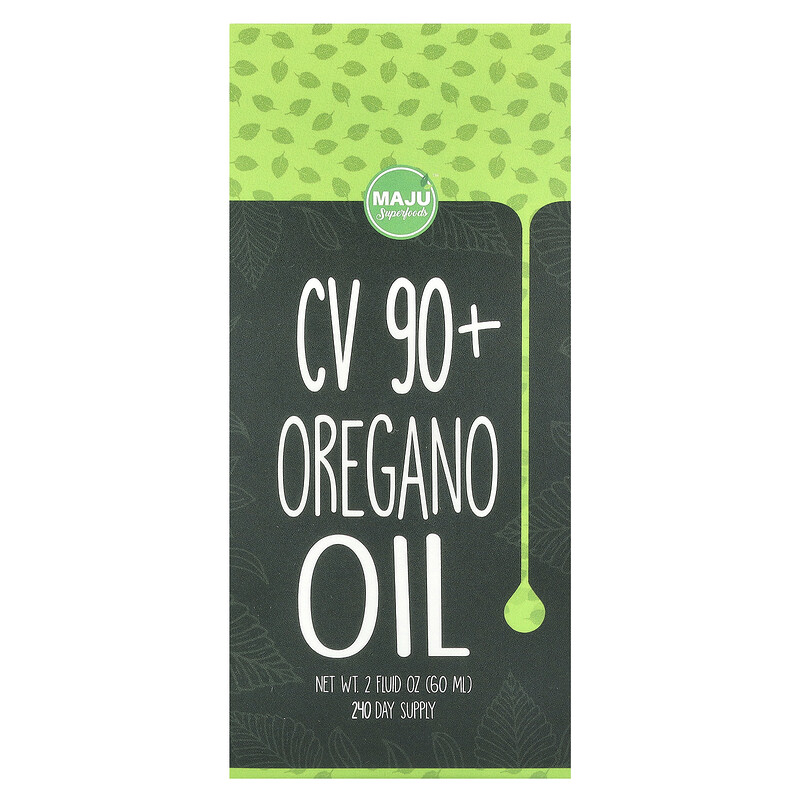 

Maju Superfoods, CV 90+ масло орегано, 30 мг, 60 мл (2 жидк. Унции)