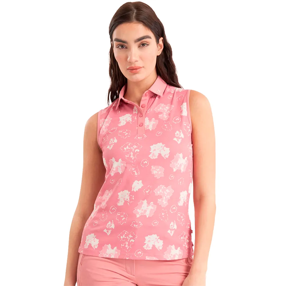 

Футболка без рукавов Calvin Klein Golf Harmony Printed woman, розовый
