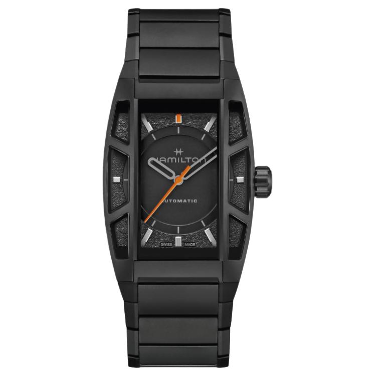 

Hamilton Часы Unisex United States Classic Collection с автоматическим механическим механизмом, черный циферблат, 36*48 мм