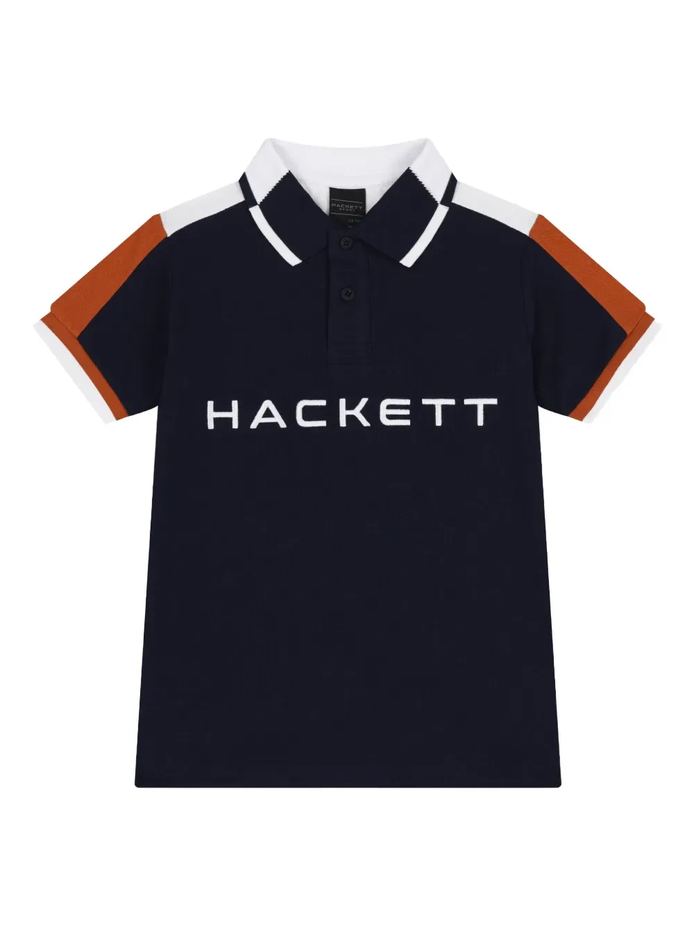 Рубашка-поло с коротким рукавом Hackett Kids, синий