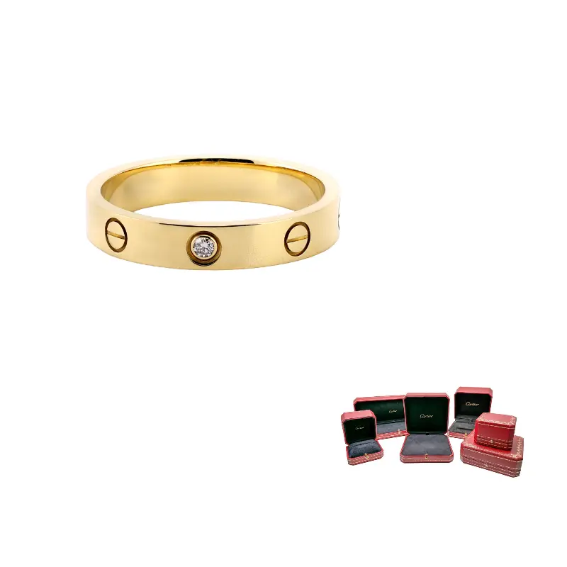 

Миниатюрное кольцо любви 2010-х годов 1pd кольцо Cartier
