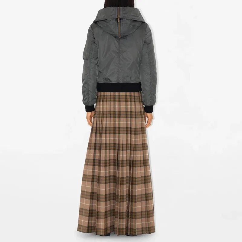 Куртка-парка Burberry Pebble, укороченная, цветом Pebble — фото 4