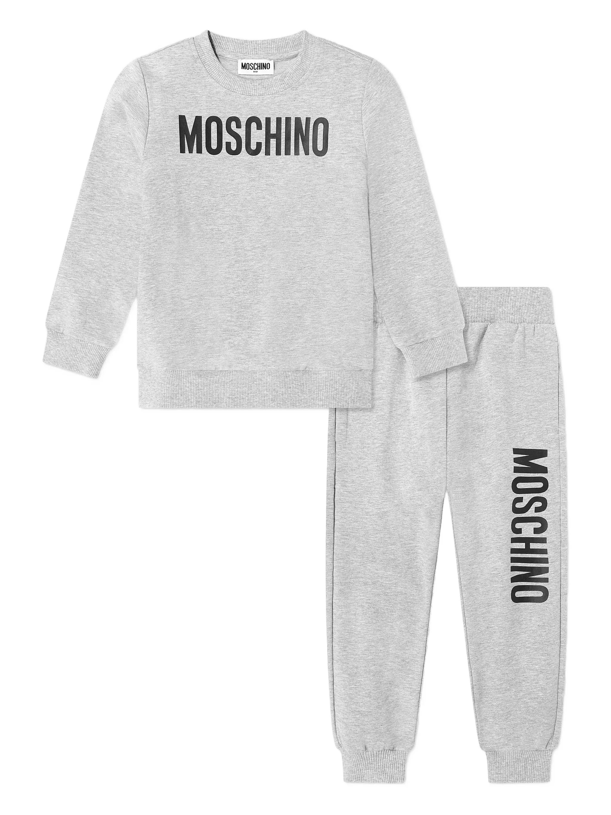 

Спортивный костюм с логотипом Moschino Kids, серый