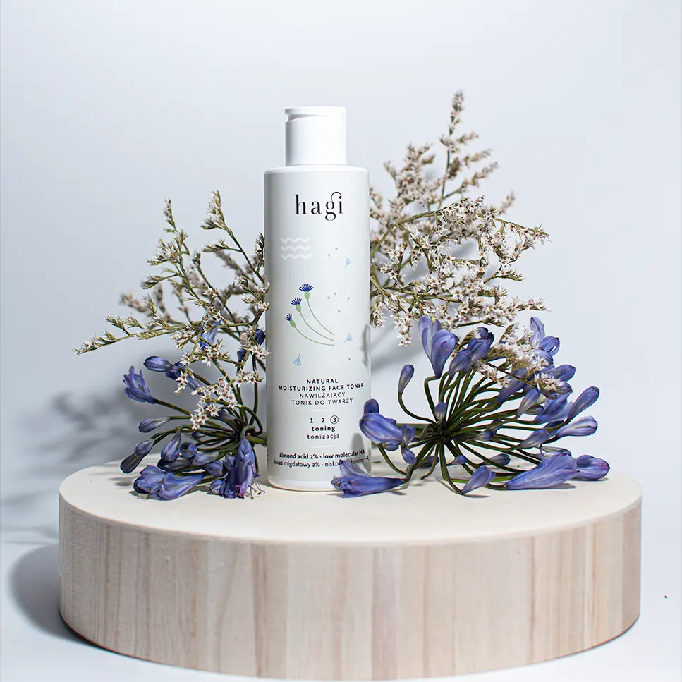 

Натуральный увлажняющий тоник для лица natural moisturising face toner Hagi, 200 мл
