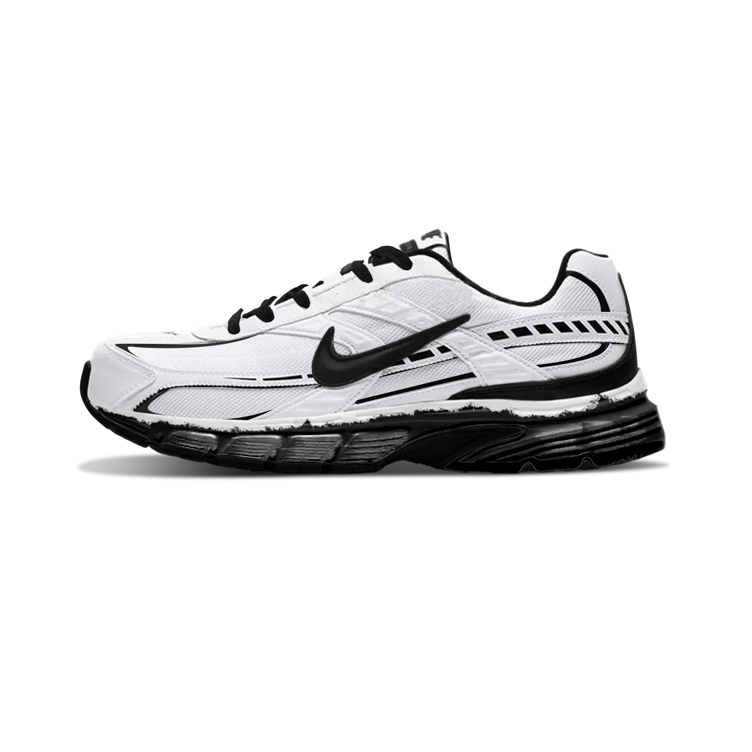 

Nike Мужские черные низкие беговые кроссовки Initiator Cushioning, Wear Resistant