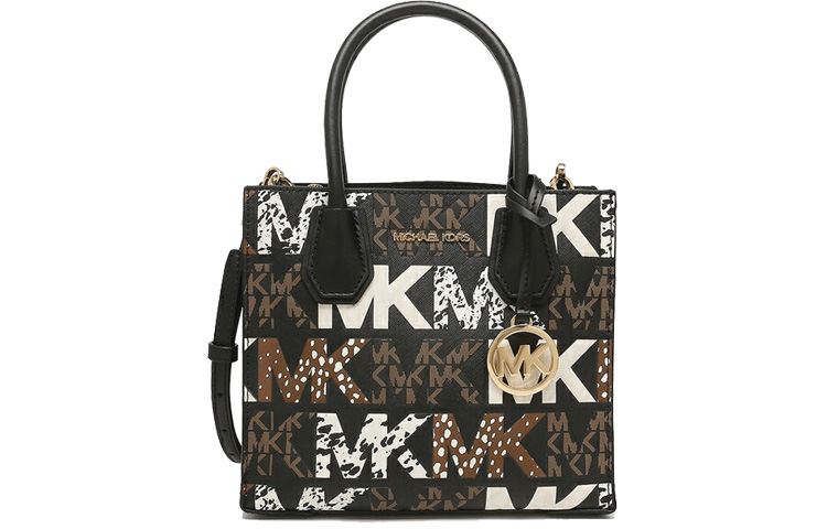 

MICHAEL KORS Сумка-баул из ПВХ через плечо женская среднего размера черная