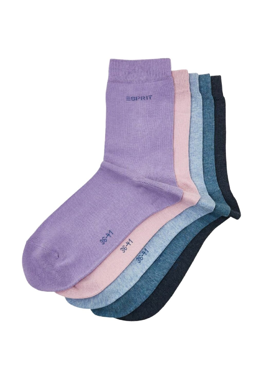 

Носки SOLID-MIX 5-PACK UNI Esprit, синий