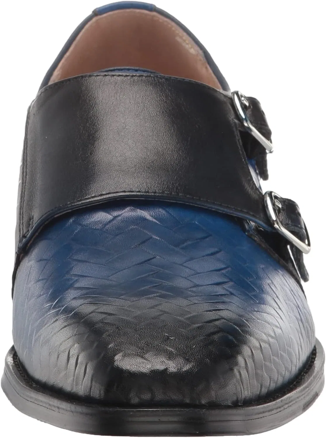 Мужские лоферы Stacy Adams Torrance Double Monk Strap Loafer, Blue — фото 2
