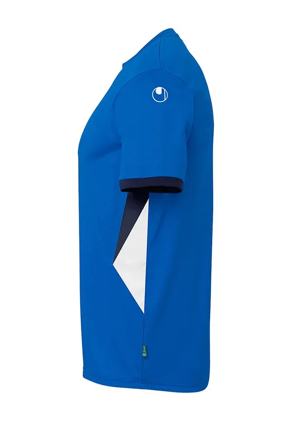 Футболка тренировочная Uhlsport Equipe 29 Sports, лазурно-бело-синяя — фото 3