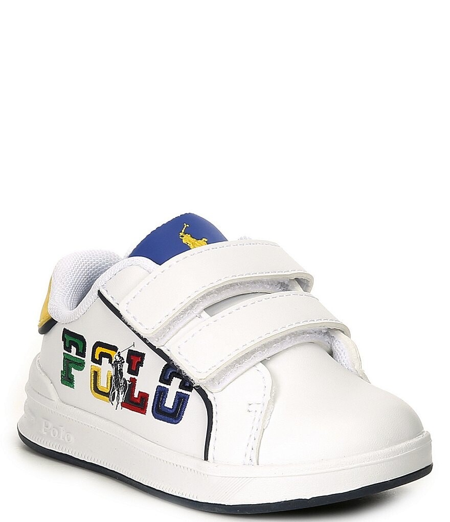 

Кроссовки для мальчиков Polo Ralph Lauren Heritage Court III с рисунком EZ (для малышей), белый