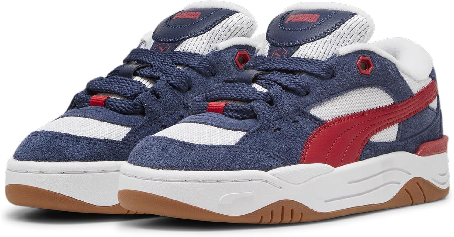 

Кроссовки PUMA Kids для мальчиков 180 со шнуровкой, повседневные - белые