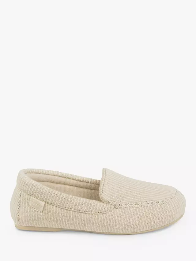 

Тапочки totes Textured Moccasin, бежевый