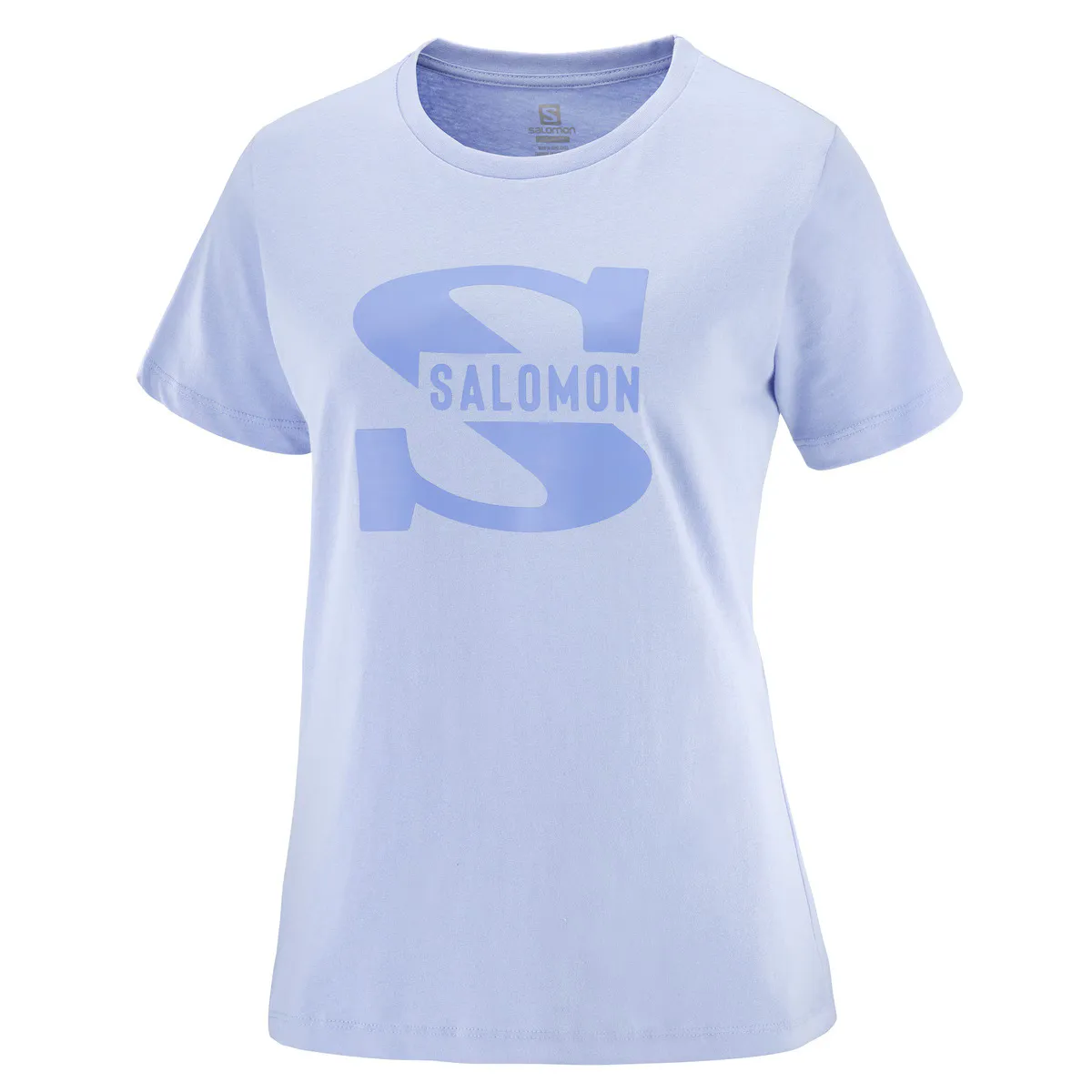 

Женская футболка Outlife с большим логотипом Salomon, синий