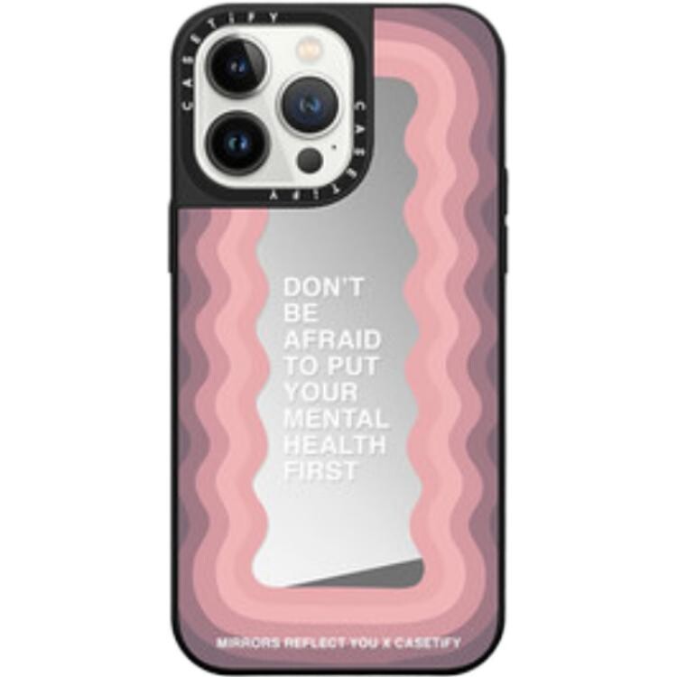 

CASETIFY Чехол для телефона, Mirrored black frame (MagSafe)