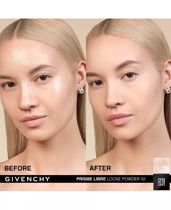 Prisme libre рассыпчатая пудра для подсветки и коррекции цвета Givenchy, 02- satin blanc (for light complexions) — фото 3