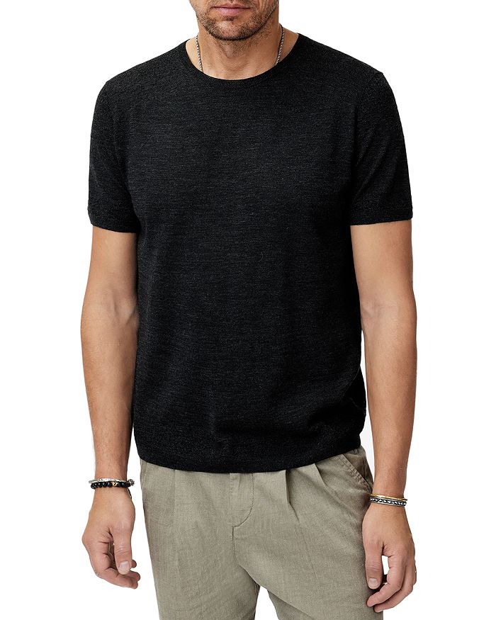 

Шерстяная футболка Alvito Regular Fit John Varvatos, черный
