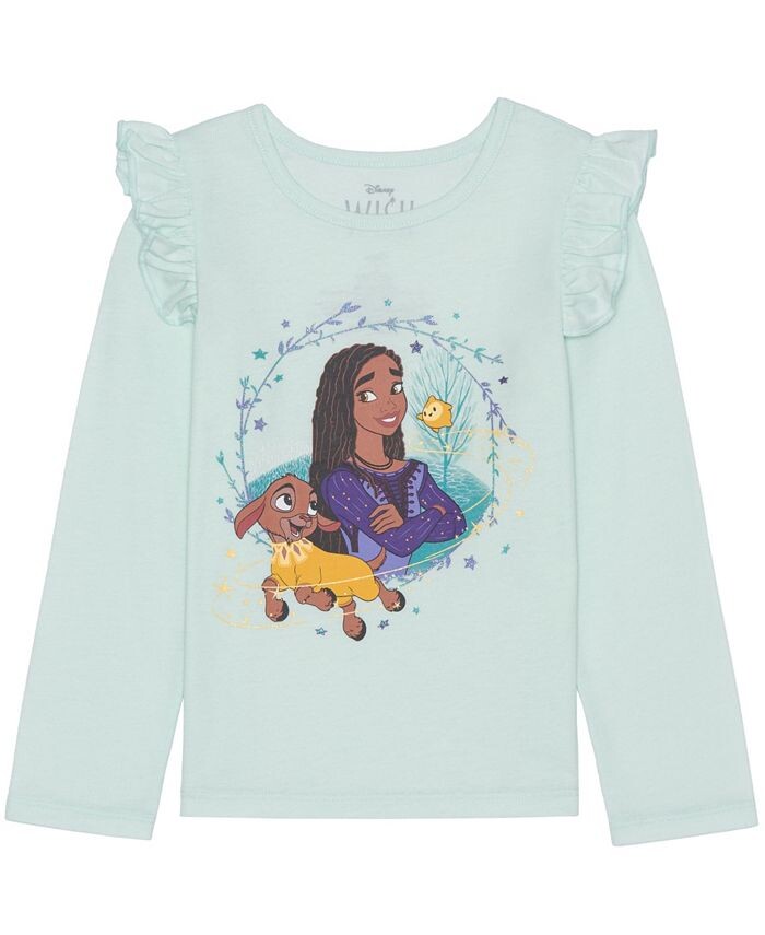 

Топ с длинными рукавами для девочек Wish Better Together Disney, зеленый
