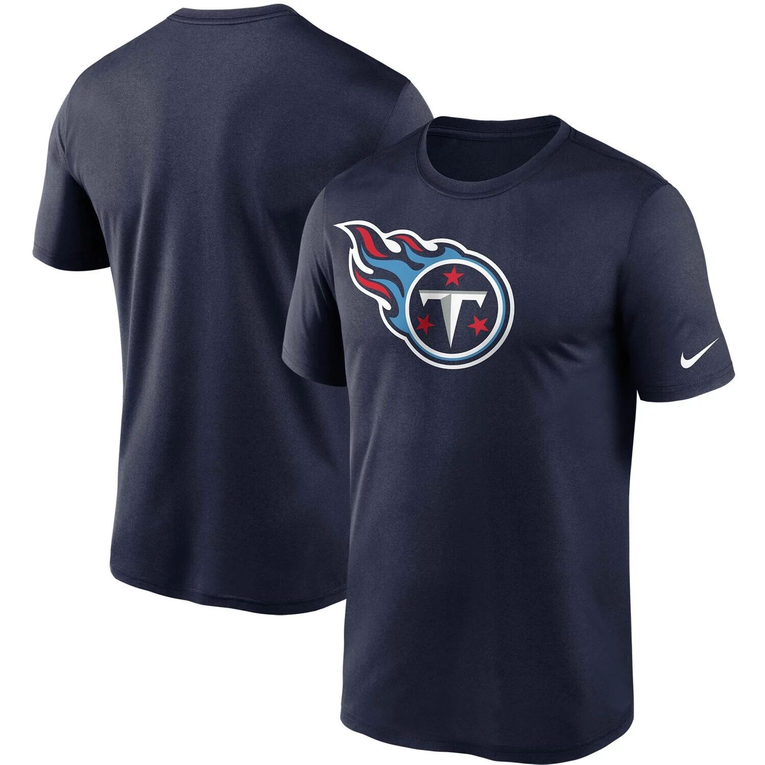 

Мужская темно-синяя футболка с логотипом Tennessee Titans Essential Legend Performance Nike, Синий, Мужская темно-синяя футболка с логотипом Tennessee Titans Essential Legend Performance Nike