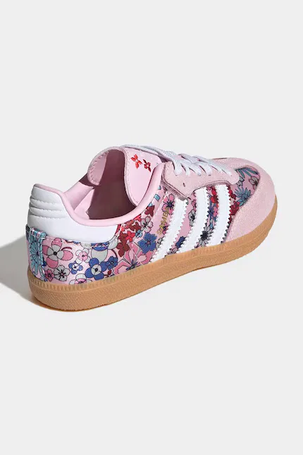 Кроссовки с цветочным узором Samba OG Adidas Originals, розовый — фото 3
