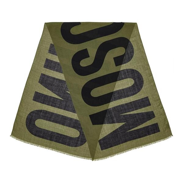 

Шарф scarf 55x190 cm Moschino, черный