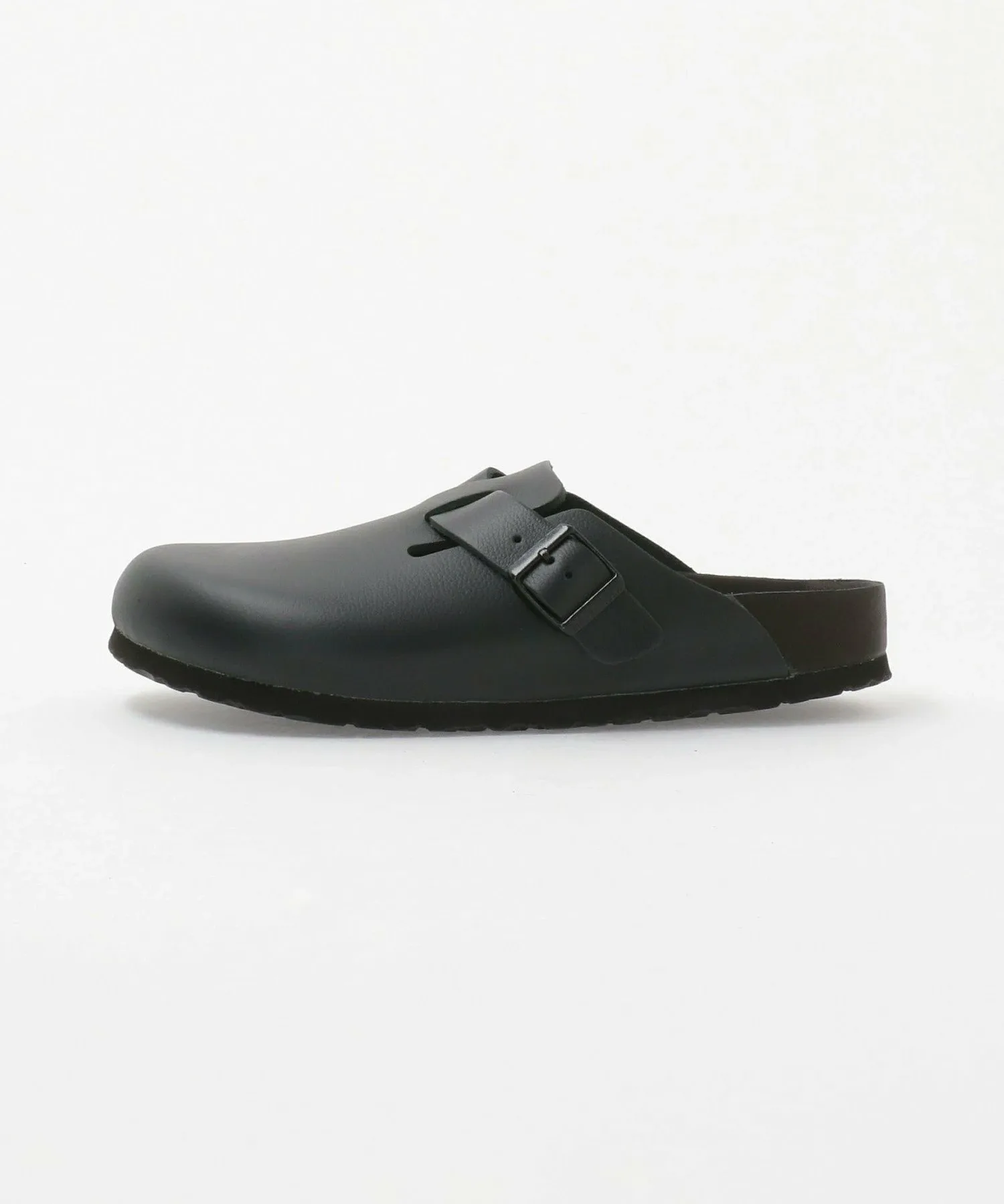 Кожаные сандалии BIRKENSTOCK Boston United Arrows, Black