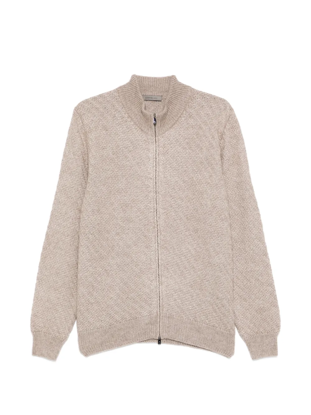 

Вязаный кардиган на молнии Corneliani, бежевый