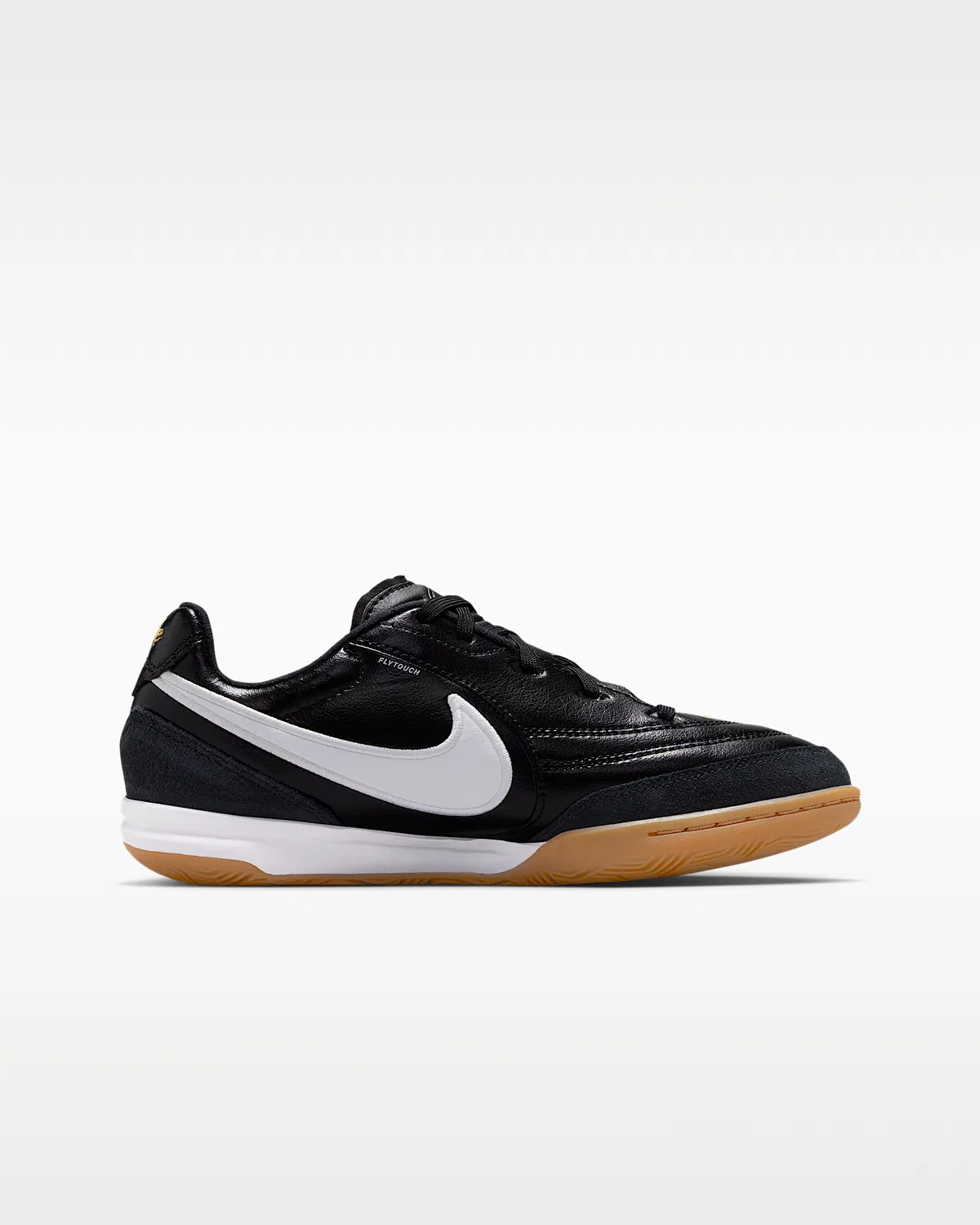 Детские кроссовки для зала Nike Jr. Tiempo Streetgato, Black/White — фото 3