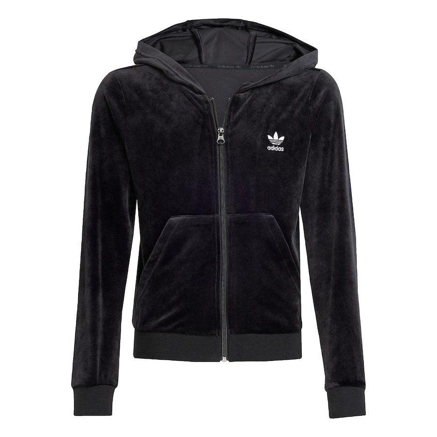 

Толстовка с капюшоном на молнии ADIDAS ORIGINALS Essentials, черный