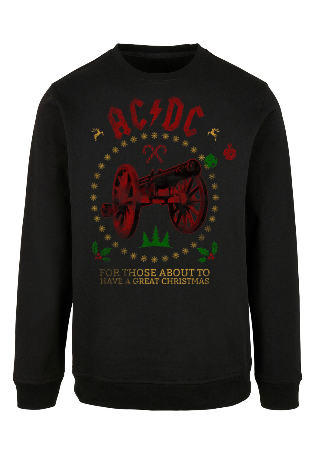 

Пуловер F4NT4STIC Sweatshirt ACDC Christmas Weihnachten For Those, черный