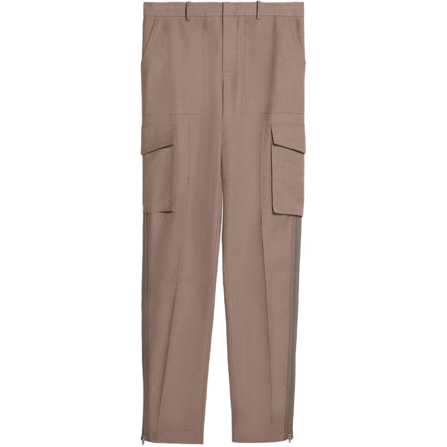 

Брюки с накладными карманами Helmut Lang, driftwood