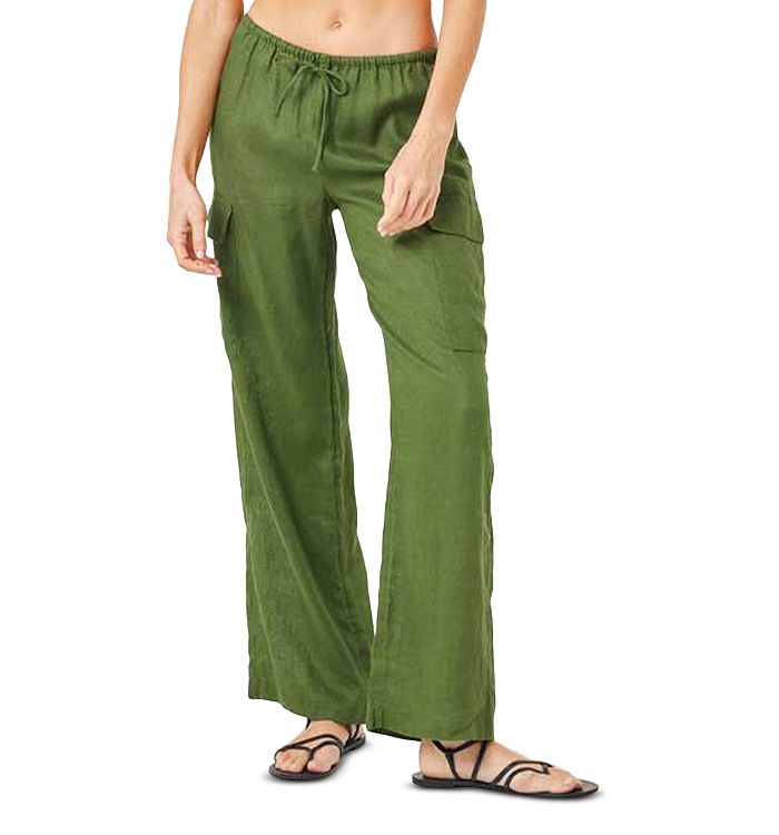 

Плавки-плащи L*Sundown Cargo из льна L*Space, зеленый