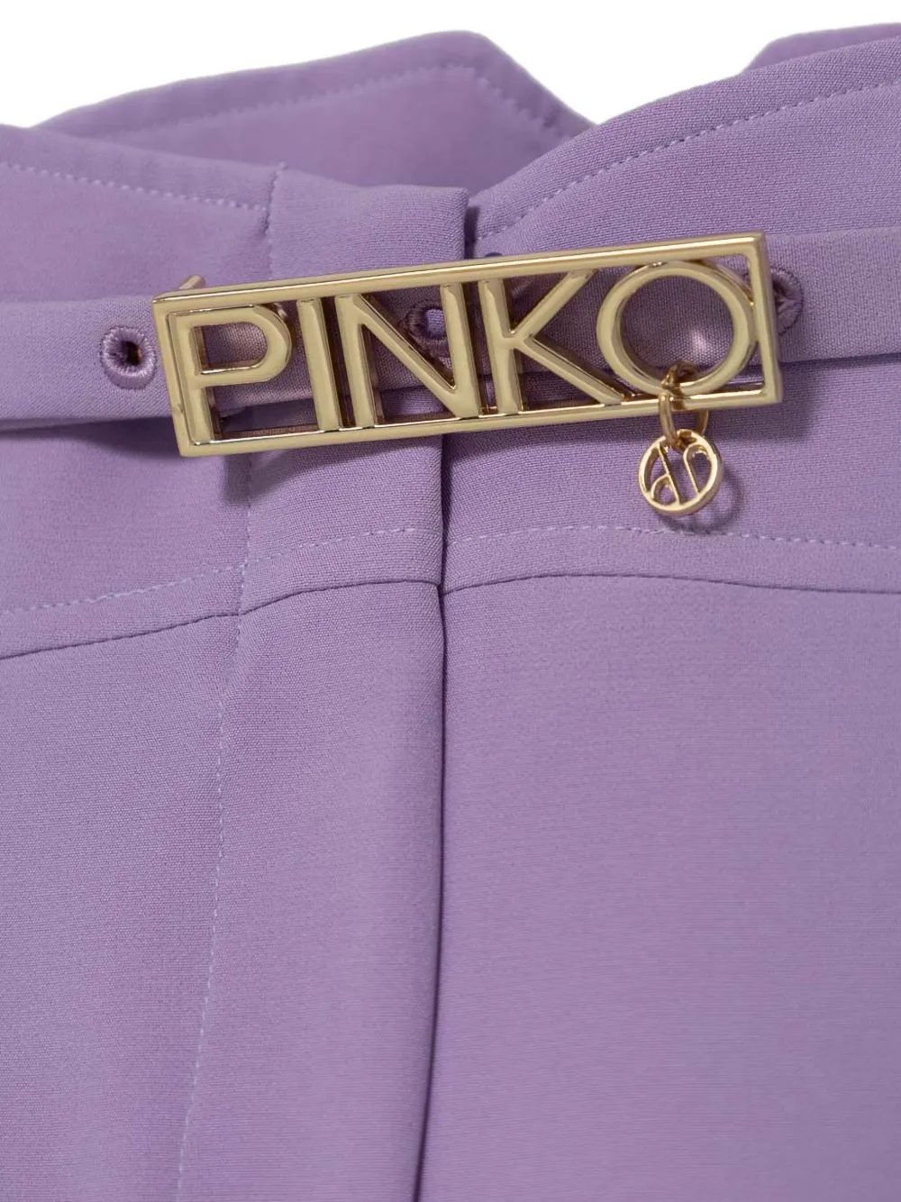 Брюки с поясом Pinko Kids, фиолетовый — фото 3
