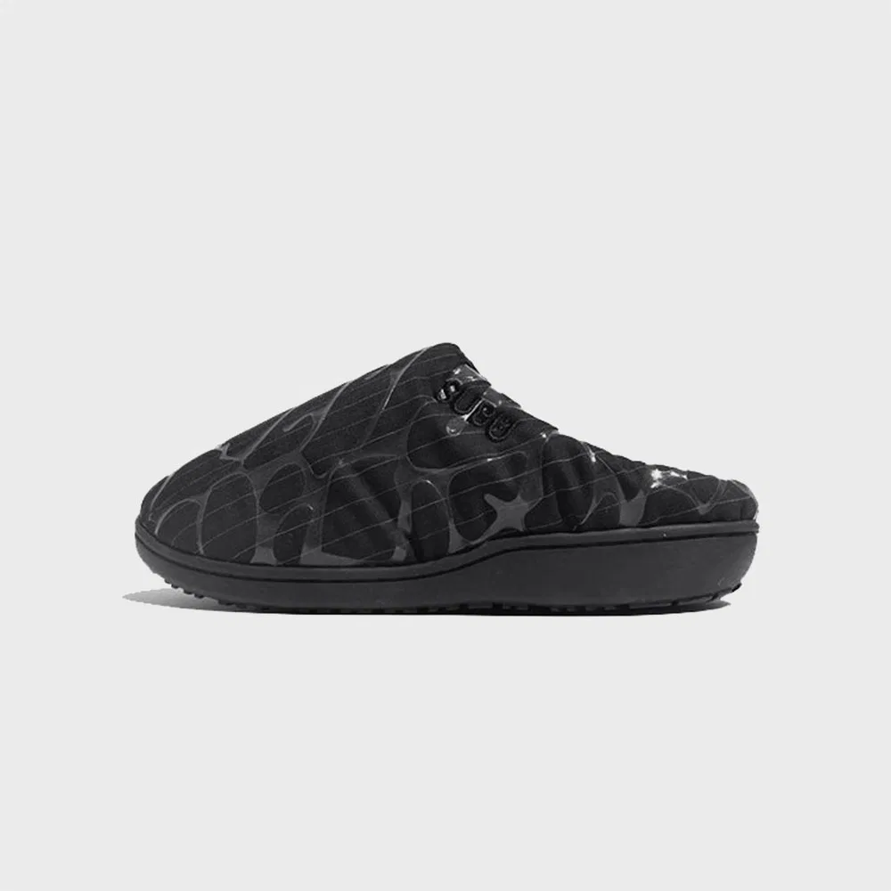 Мужские зимние сандалии-шлёпанцы Dot Franken Stripe Black от Subu