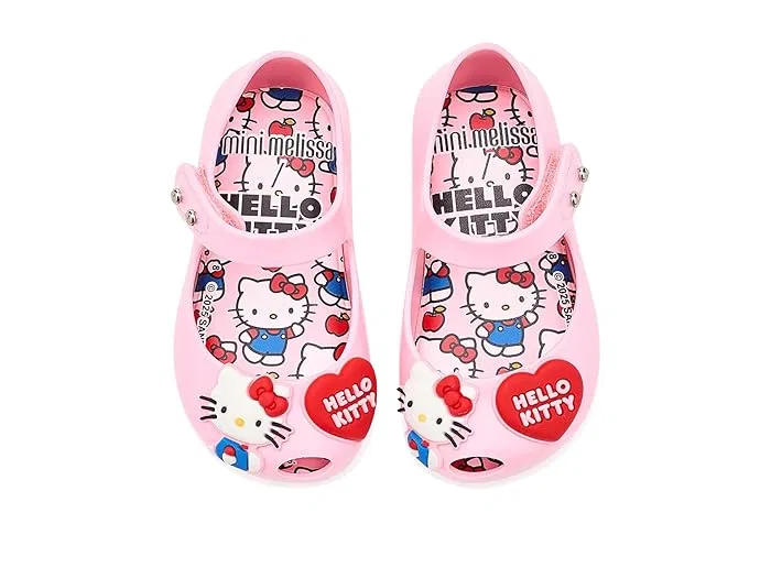 Туфли с Hello Kitty Ultragirl Mini Melissa, Glitter Blue — фото 2