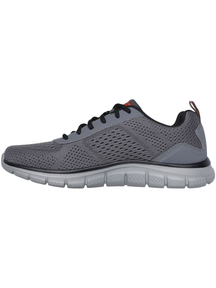 Кроссовки женские Skechers Track - Leshur сетчатые, серый — фото 3