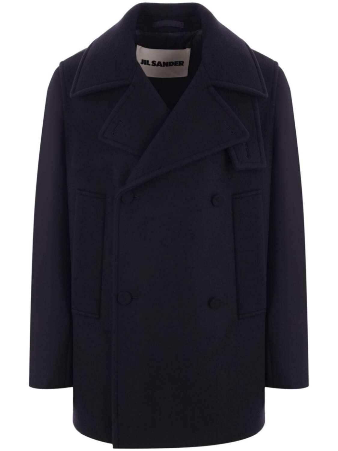 

Jil Sander шерстяное пальто, черный
