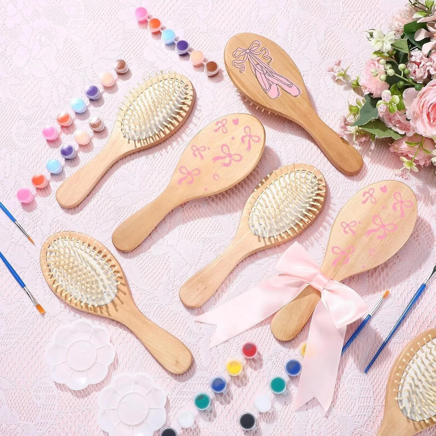 Набор для творчества «Раскрась свою деревянную расческу» Wuquei — фото 3