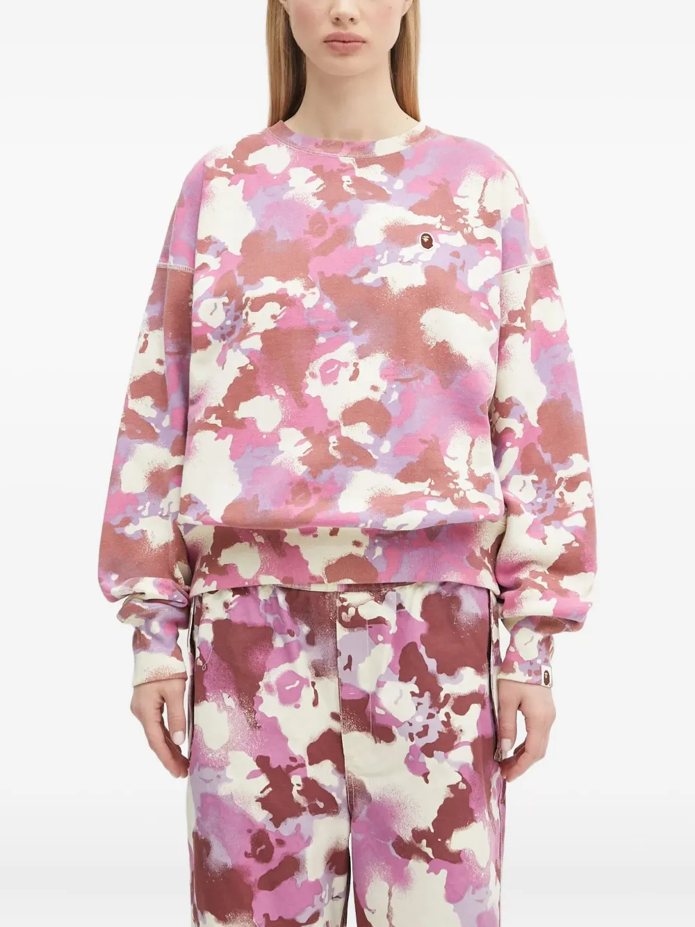 

Толстовка Camo A BATHING APE, розовый