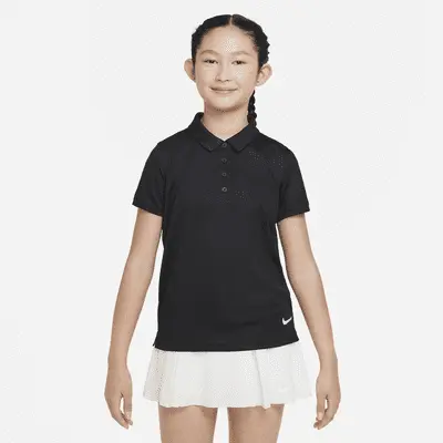 

Поло Nike Dri-FIT Victory, черный/белый