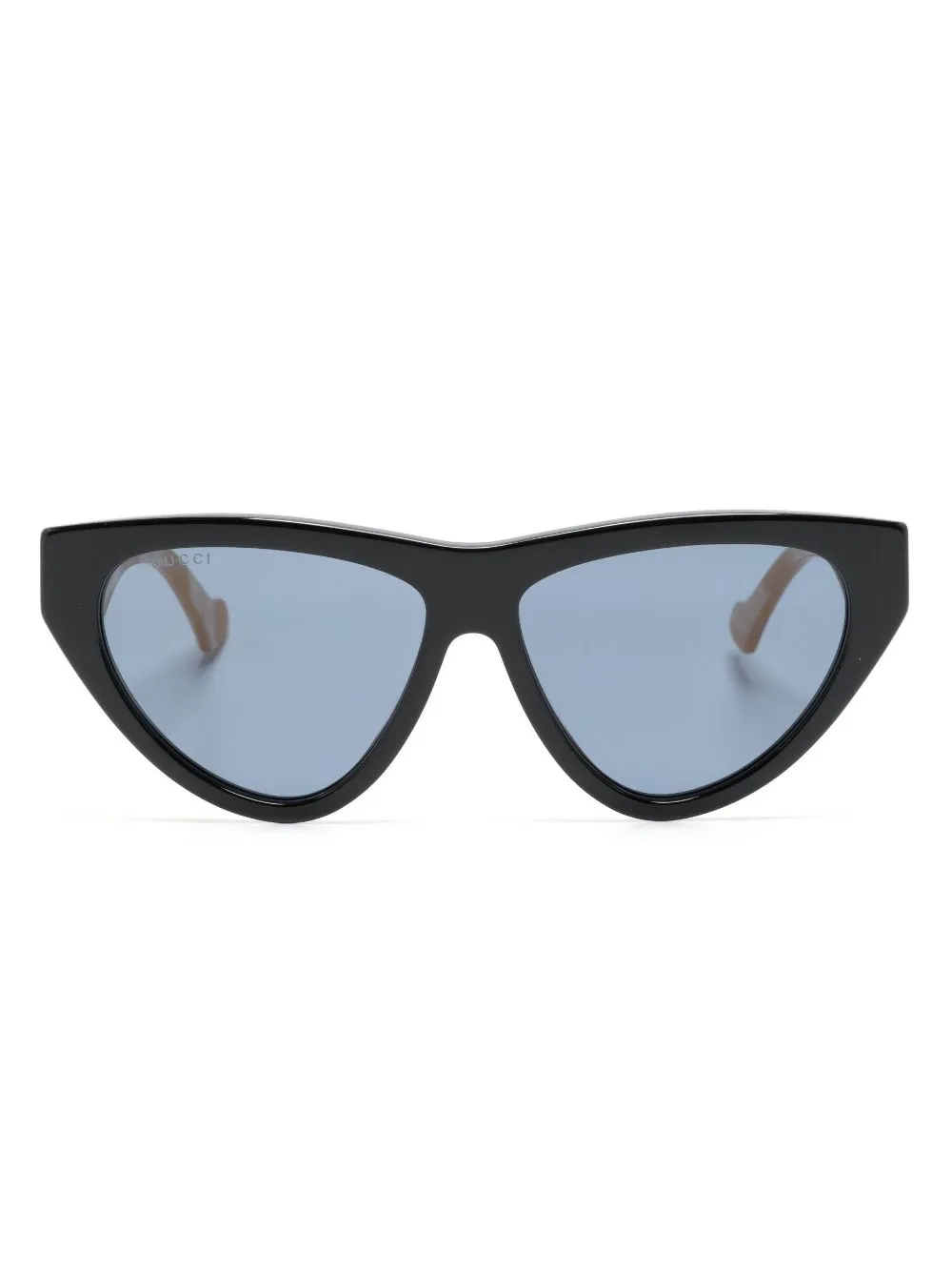 

Солнцезащитные очки в оправе 'кошачий глаз' Gucci Eyewear, черный