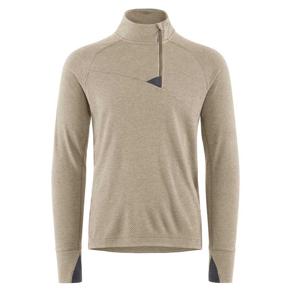 

Толстовка Klättermusen Huge Half Zip, бежевый
