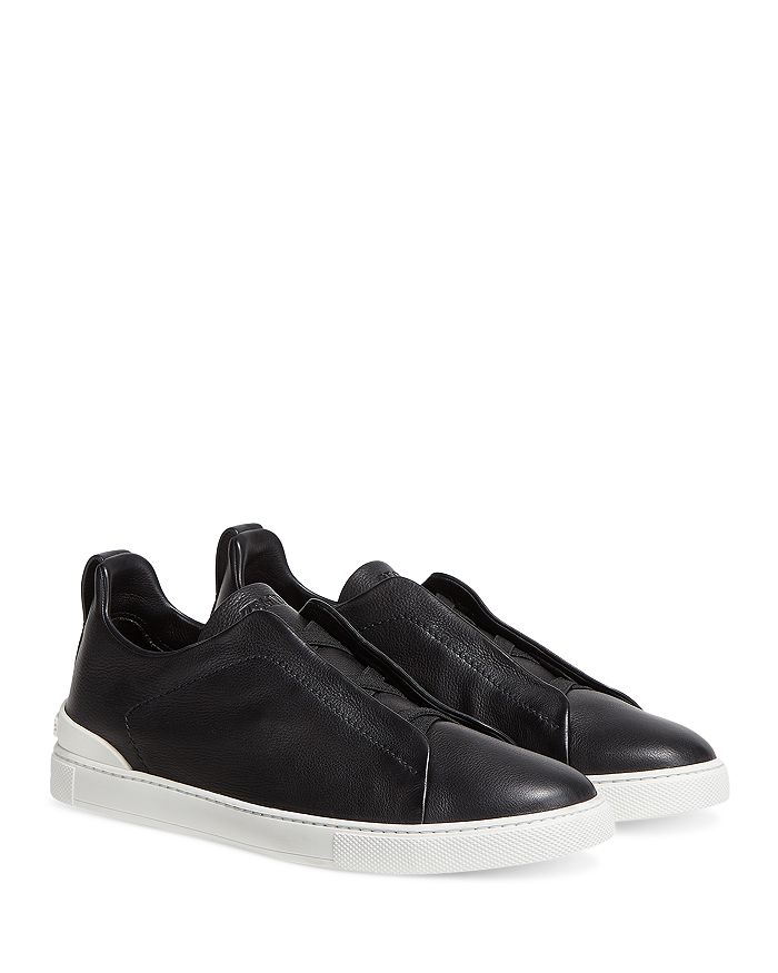 

Мужские кроссовки Triple Stitch Secondskin ZEGNA, черный