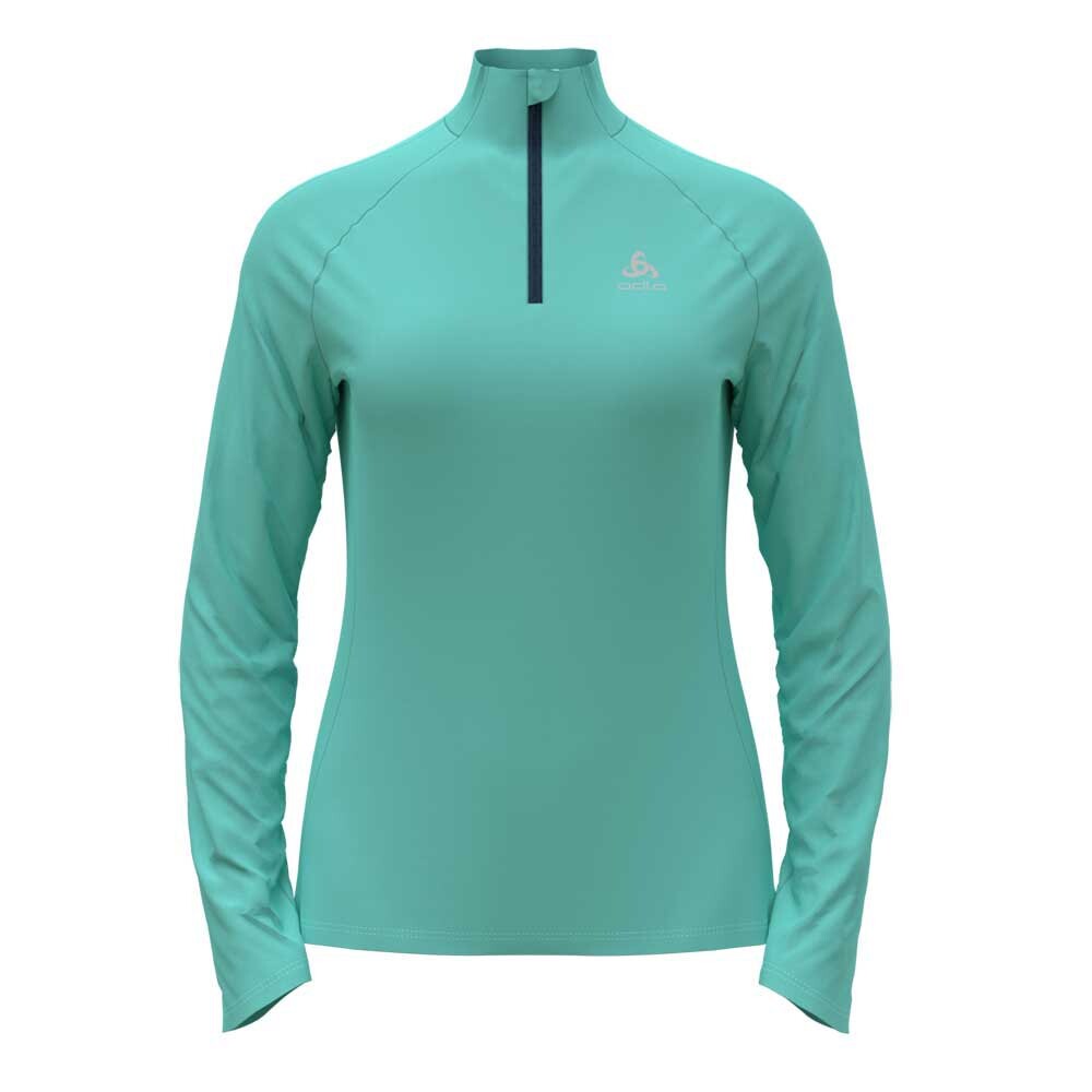

Спортивная футболка Odlo Essential Ceramiwarm half zip, зеленый