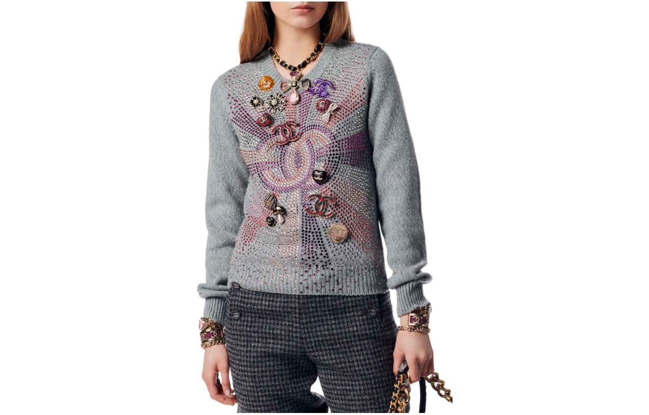 

Кардиган женский Chanel, серый