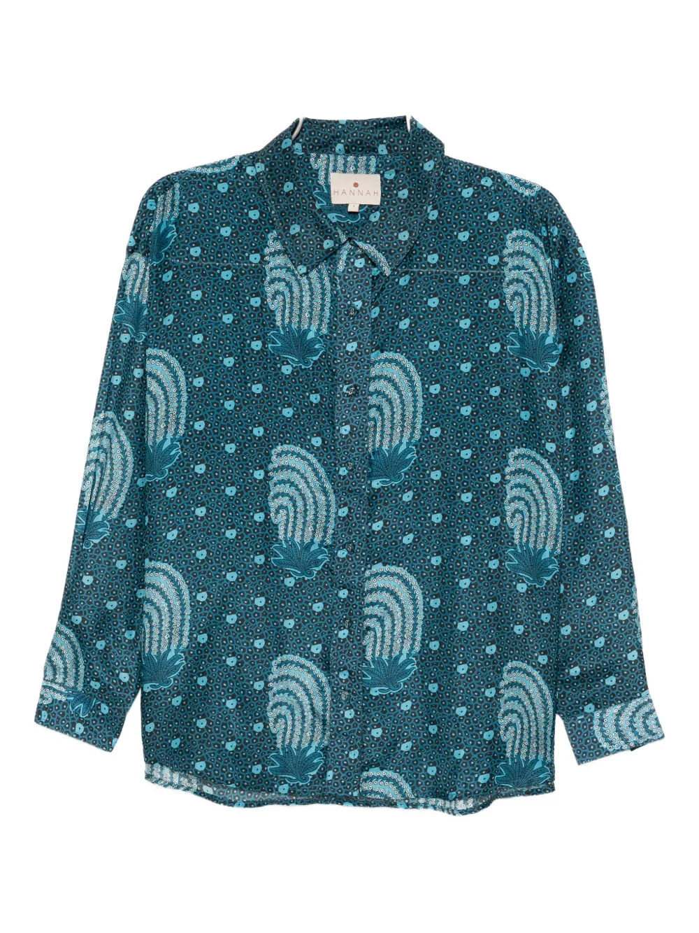 

Рубашка Stevie Hannah Artwear, синий
