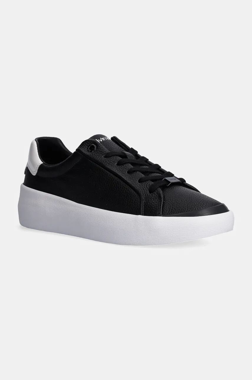 

Кожаные кроссовки Calvin Klein VULC LACE UP LTH, черный